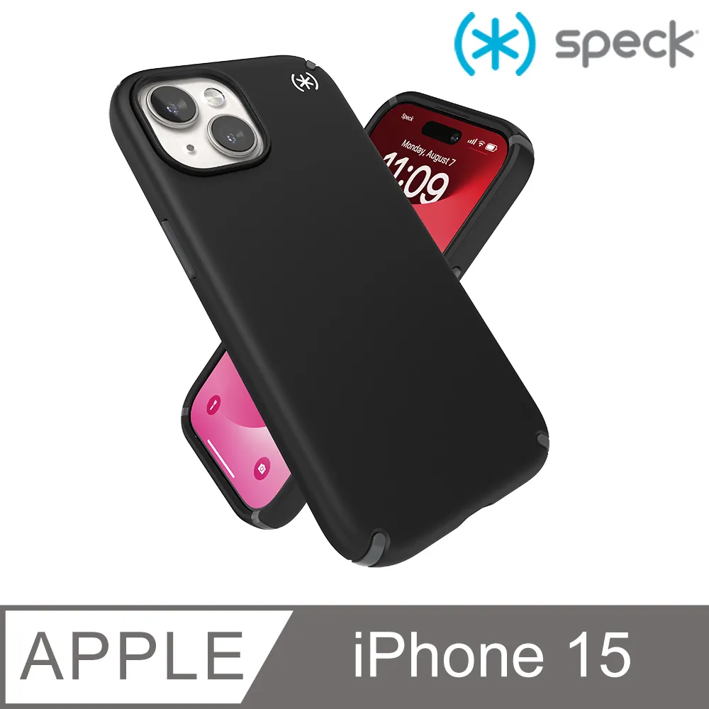 Speck iPhone 15 Pro (6.1吋) Presidio2 Pro MagSafe 磁吸柔觸感防摔殼-黑色 歷史價格詳細信息
