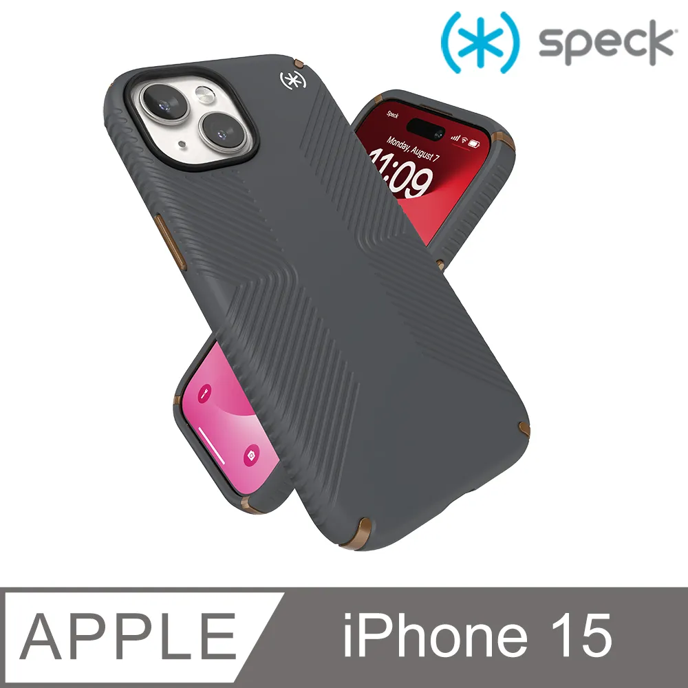 Speck iPhone 15 (6.1吋) Presidio2 Grip 防手滑防摔殼-炭灰色 價格比較,價格查詢,歷史價格詳細信息