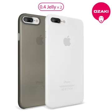 Ozaki O!coat 0.4 Jelly 2 in 1 iPhone 7 Plus超薄保護殼2合1-霧透白/霧透黑 歷史價格詳細信息
