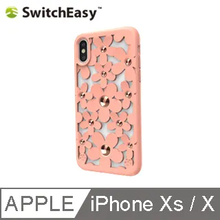 SwitchEasy Fleur iPhone Xs/X 3D花朵吸震防摔保護殼-粉色 價格比較,價格查詢,歷史價格詳細信息