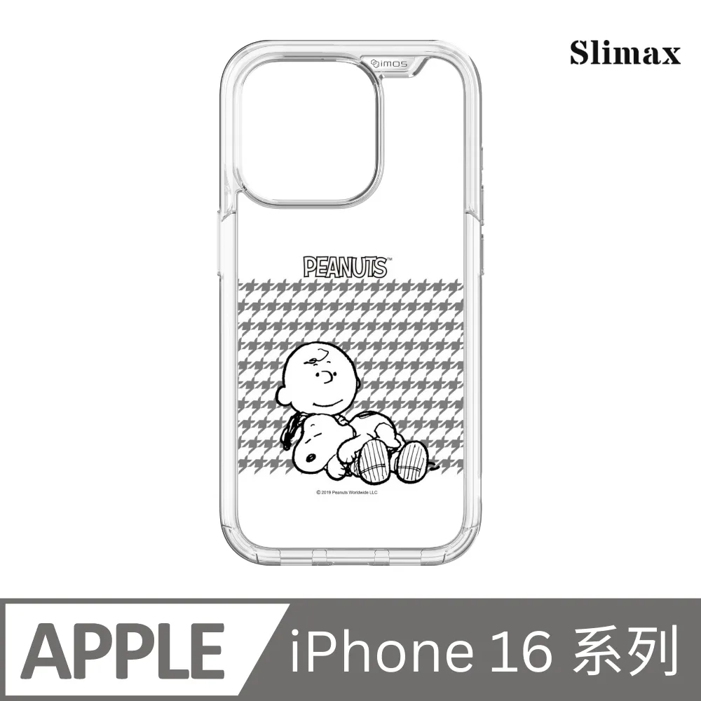 Snoopy 史努比 授權圖案 x imos 手機殼 膜料包膜獨家款 iPhone 16 / Plus / Pro / Pro Max (SNP-007) 歷史價格詳細信息