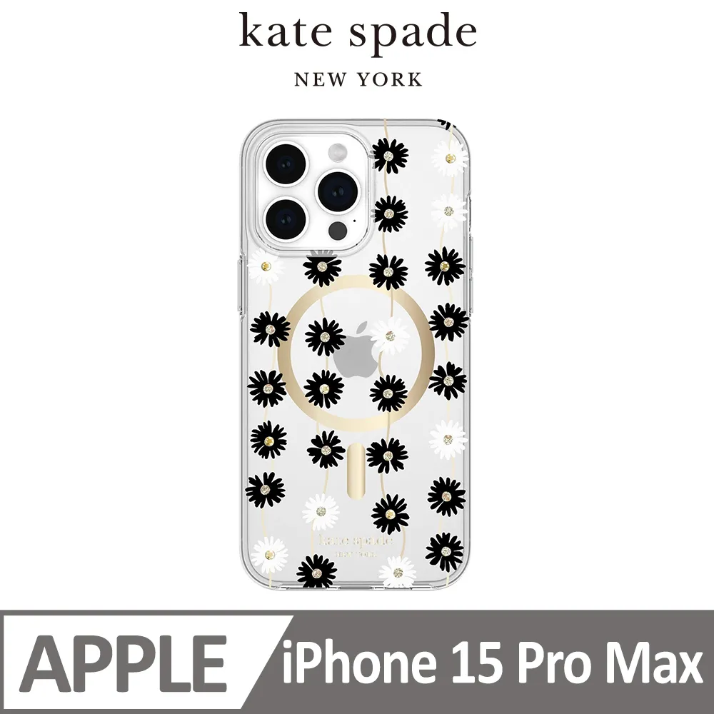 【kate spade】iPhone 15 Pro Max MagSafe 精品手機殼 純白牡丹 歷史價格詳細信息