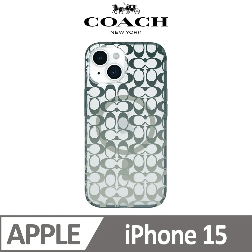 【COACH】iPhone 15 Plus 手機殼 卡其經典大C 歷史價格詳細信息