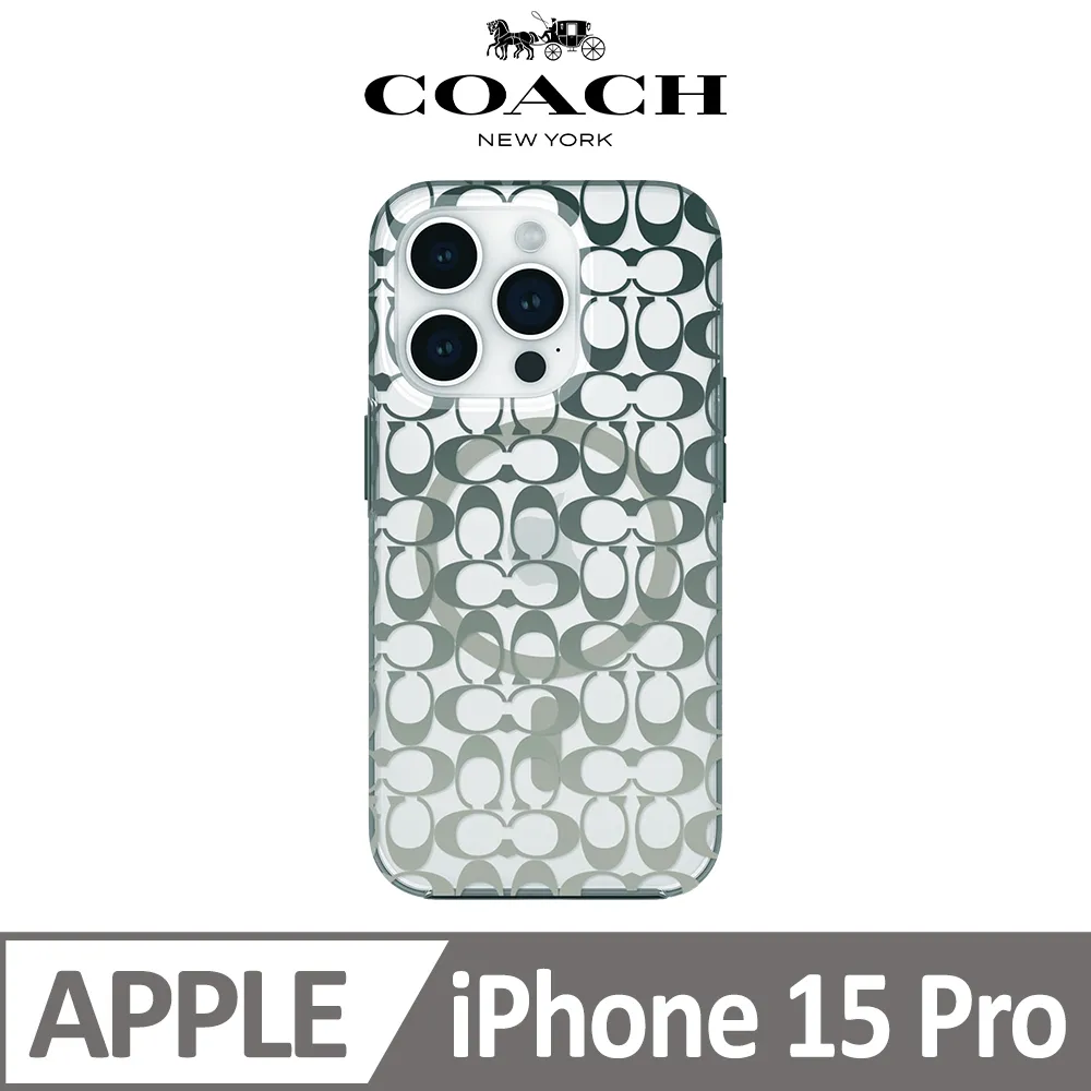 【COACH】iPhone 15 Plus 手機殼 卡其經典大C 歷史價格詳細信息