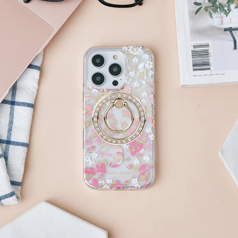 KATE SPADE 立體金字防刮十字紋釦式中夾-黑色 歷史價格詳細信息