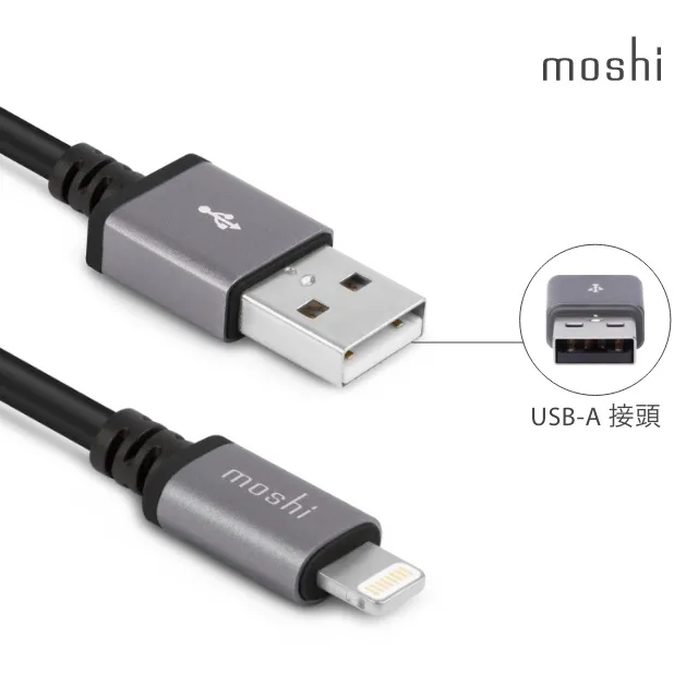 Moshi Lightning to USB-A 充電傳輸線 (3m) iPhone 需搭配 USB-A 充電器 歷史價格詳細信息