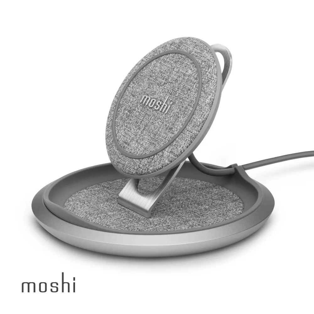 Moshi Lounge Q 直立可調式無線充電盤-需搭配USB-C充電座 歷史價格詳細信息