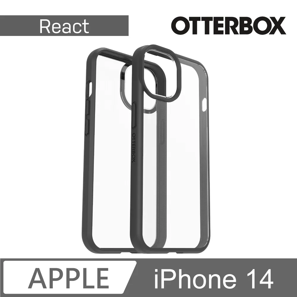 OtterBox iPhone 14 React輕透防摔殼-黑 歷史價格詳細信息