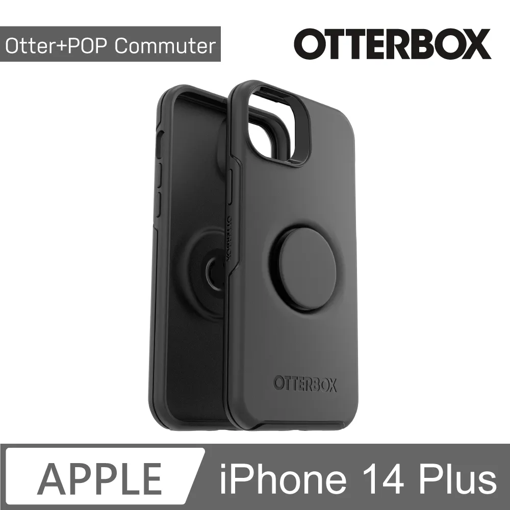 OtterBox Otter + Pop iPhone 14 Plus Symmetry炫彩幾何泡泡騷保護殼-黑 歷史價格詳細信息