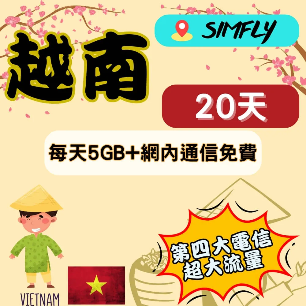 【SIMFLY-越南 Viettel 5天每天7GB上網卡】 歷史價格詳細信息