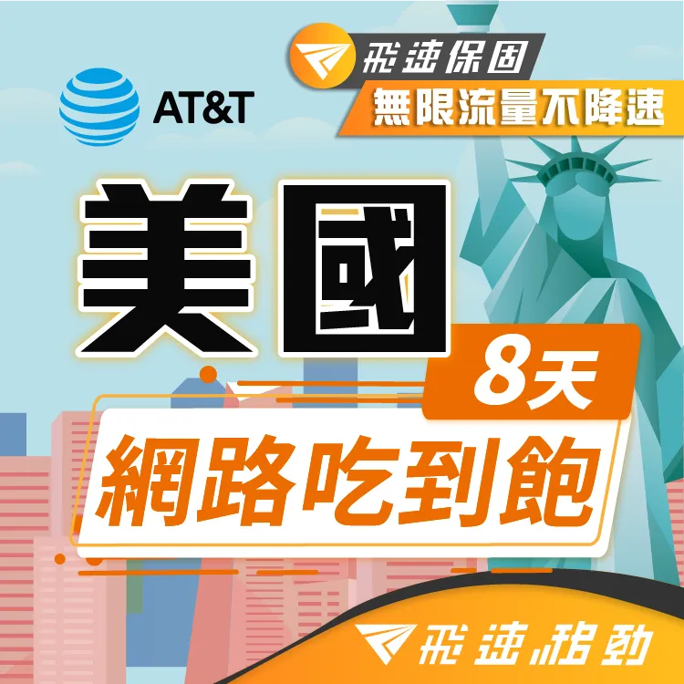 【飛速移動】8天 美國上網卡｜飛速保證款 無限流量吃到飽 歷史價格詳細信息