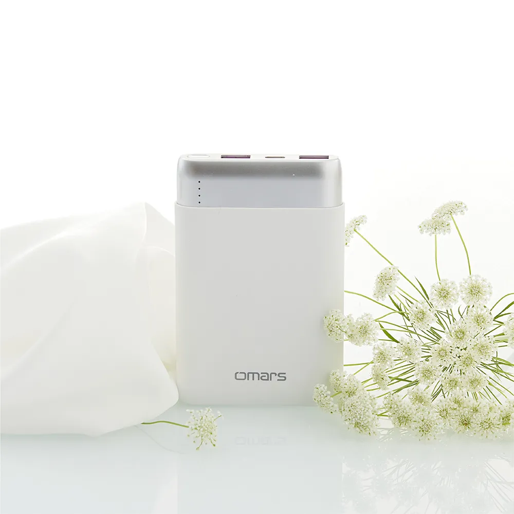 【Omars】炫彩系行動電源-雪花白PD20W+QC3.0快充10000mAh 歷史價格詳細信息