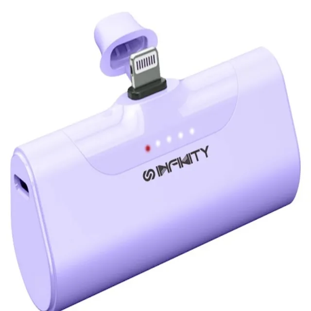 infinity 日本 突破上市 PD快充等級 iPhone 20W 直插快充迷你行動電源 紫色款 歷史價格詳細信息