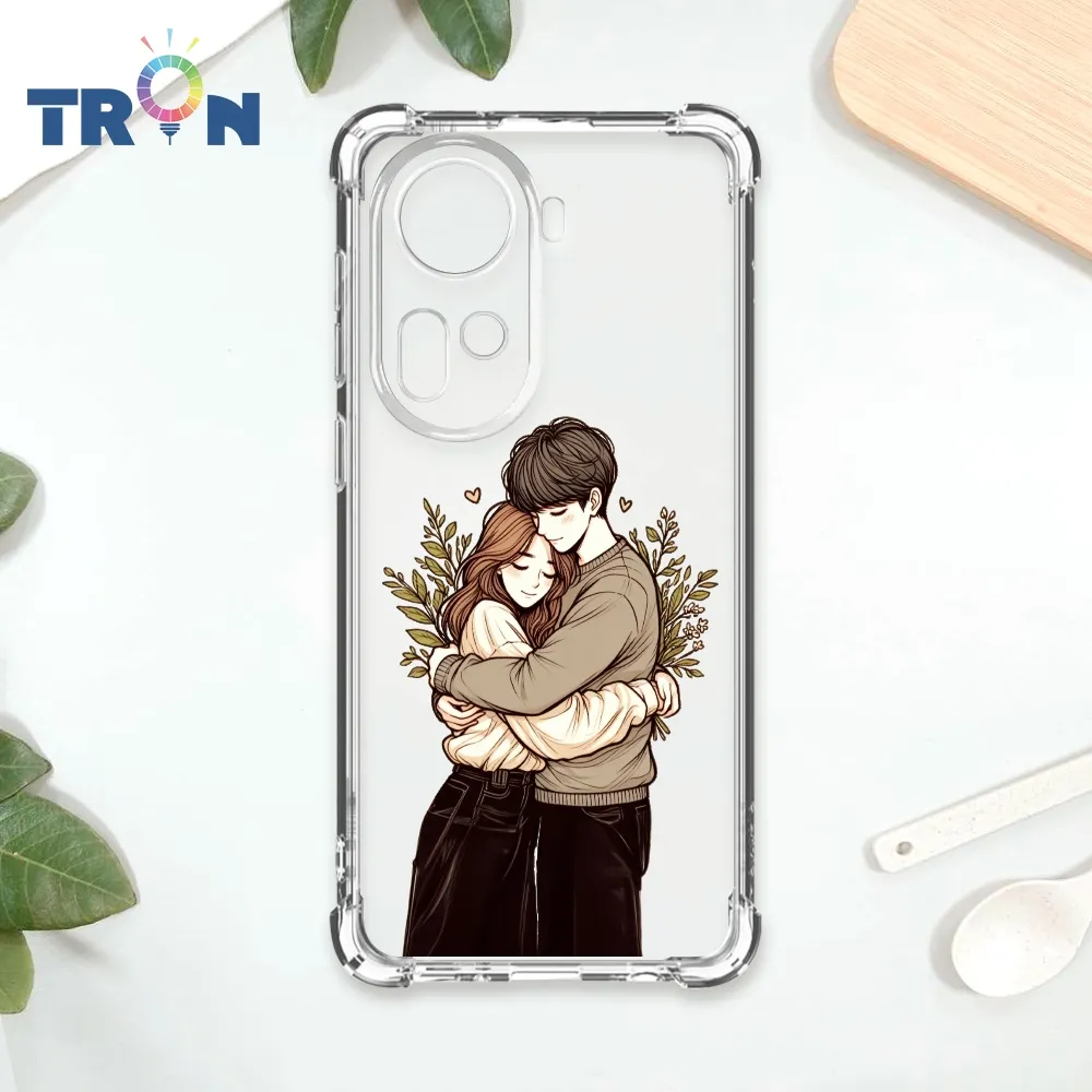TRON OPPO Reno 11 情侶深情擁抱透明系列 四角防摔殼 手機殼 歷史價格詳細信息