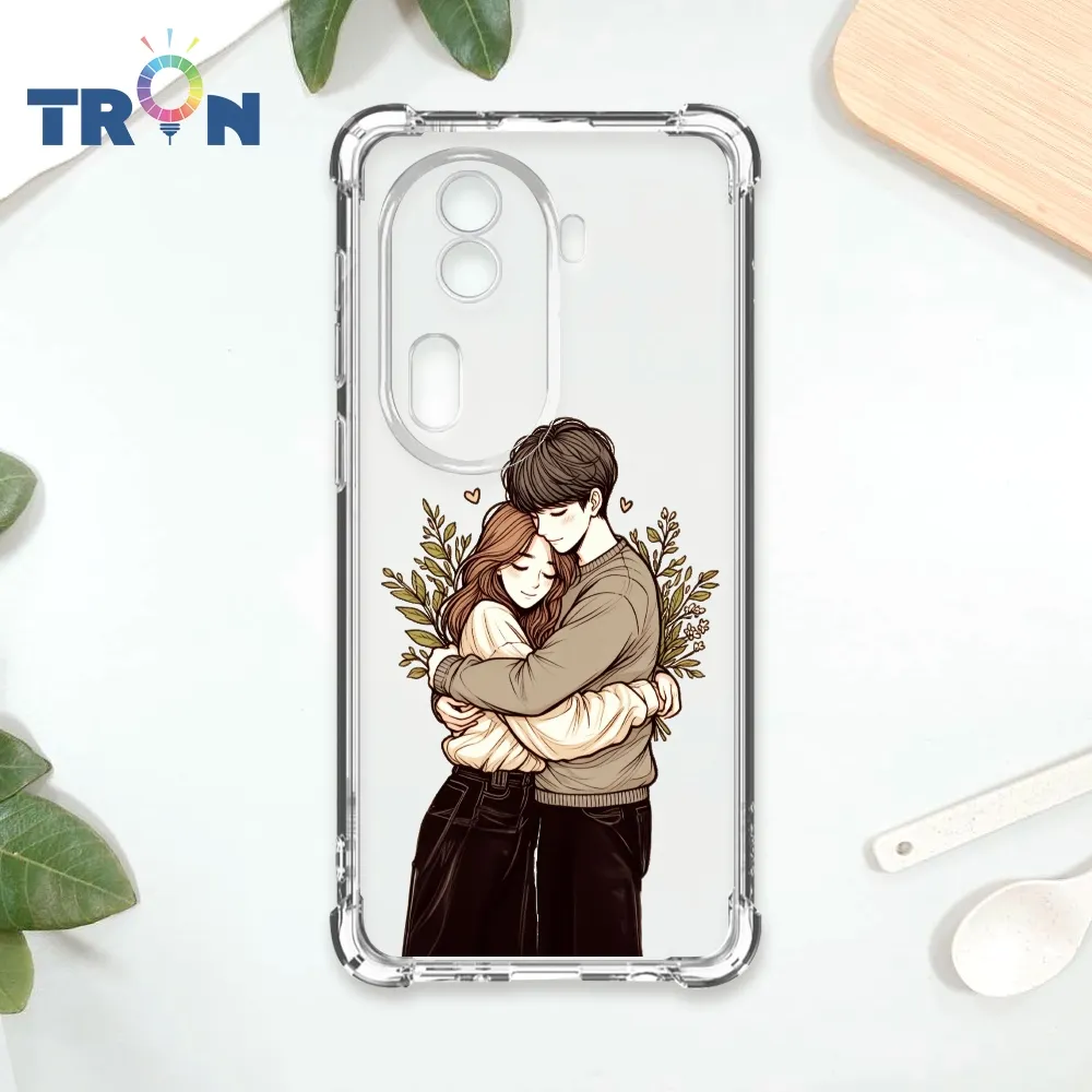 TRON OPPO Reno 11 情侶深情擁抱透明系列 四角防摔殼 手機殼 歷史價格詳細信息