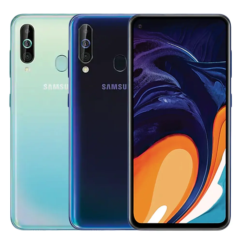 Samsung Galaxy A60 月詩蠶絲紋時尚皮套 表面特殊處理 防刮耐磨 側掀磁扣手機殼/保護套-藍紫玫黑 歷史價格詳細信息