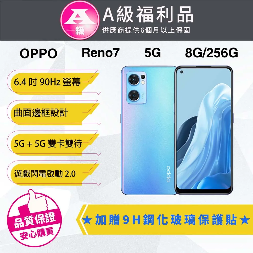 【福利品】OPPO Reno6 5G CPH2251 8+128GB 歷史價格詳細信息