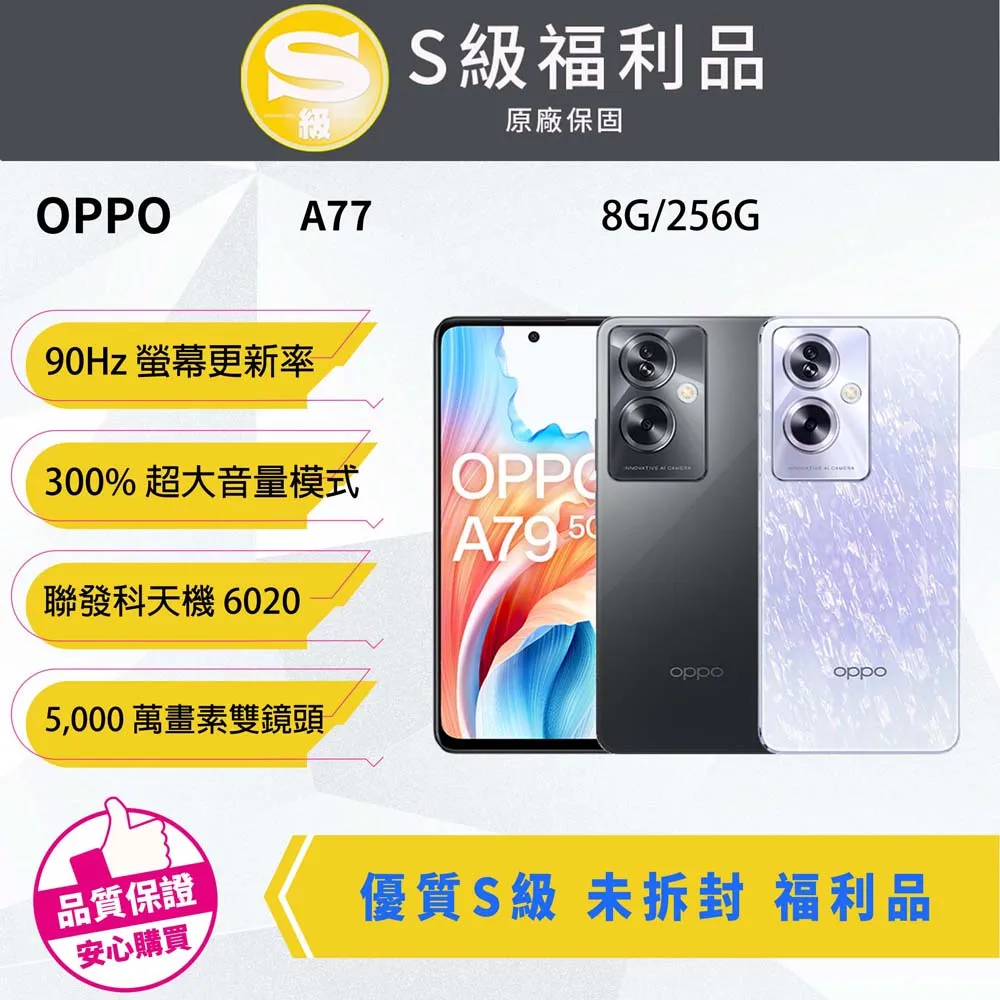 【福利品】OPPO A79 5G (4G/128GB) 全機8成新 歷史價格詳細信息