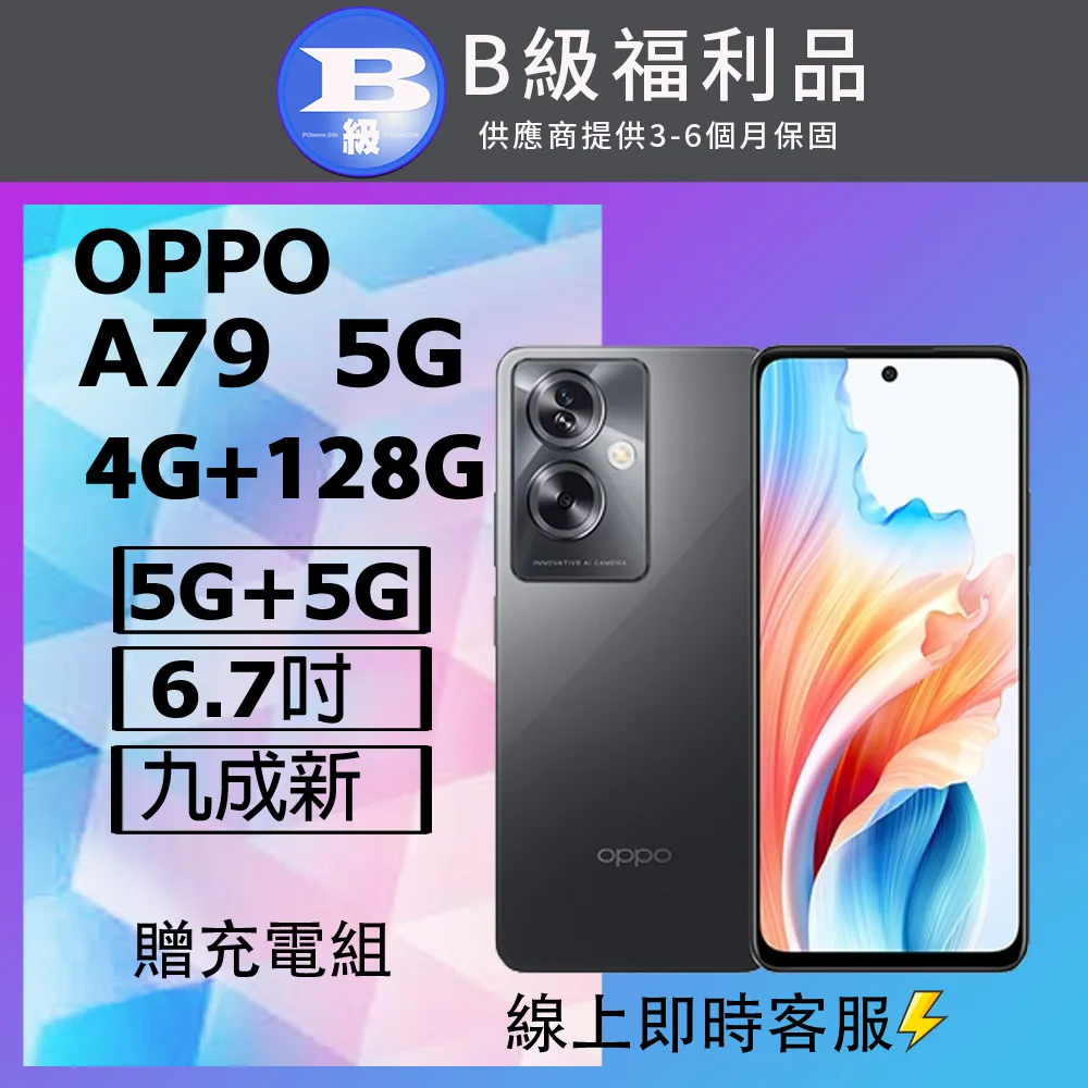 【福利品】OPPO A79 5G (4G/128GB) 全機8成新 歷史價格詳細信息