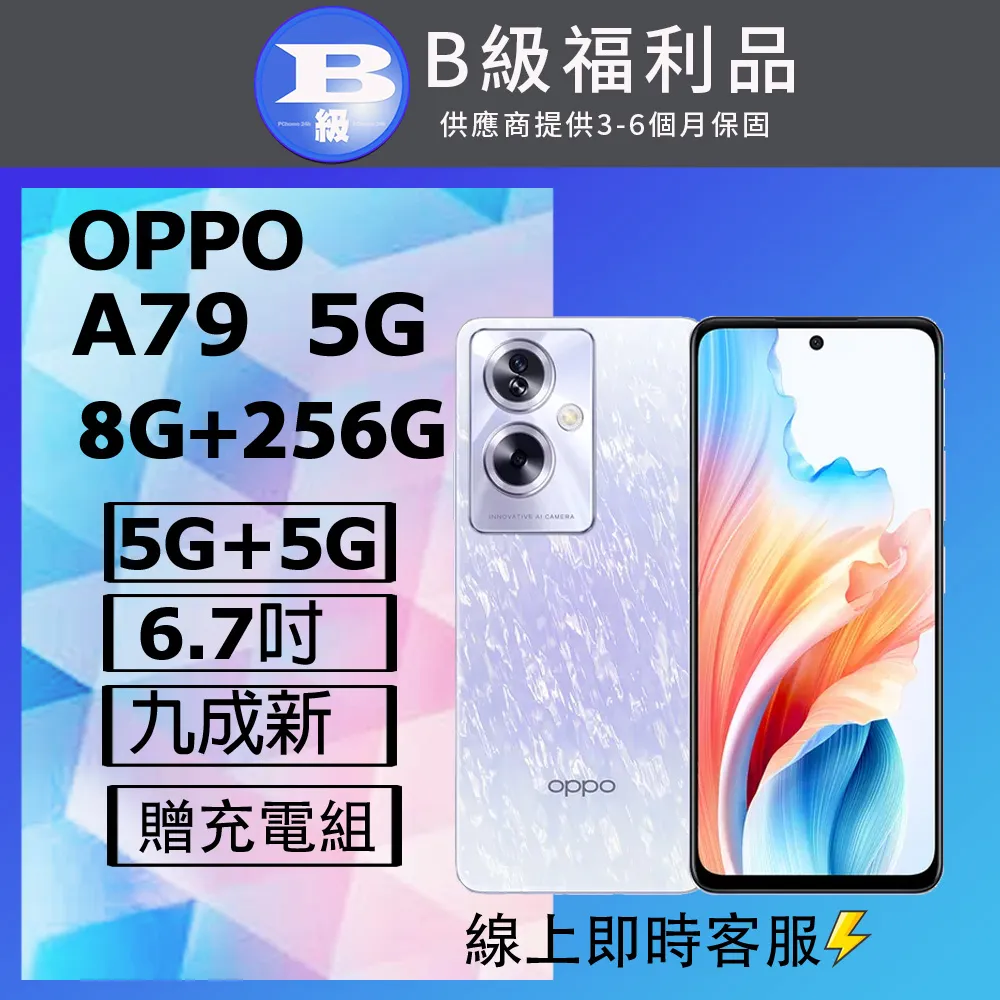 【福利品】OPPO A79 5G (4G/128GB) 全機8成新 歷史價格詳細信息