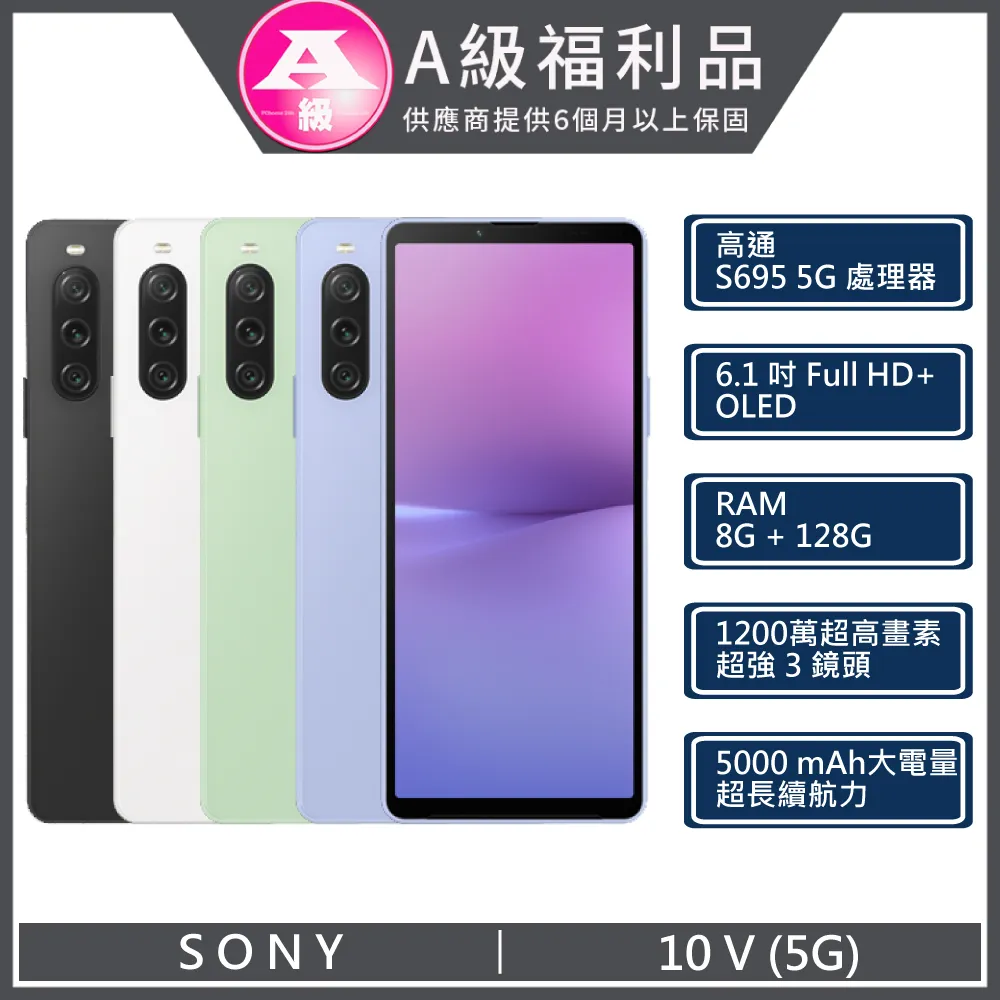 【福利品】Sony Xperia 10 II XQ-AU52 白 歷史價格詳細信息