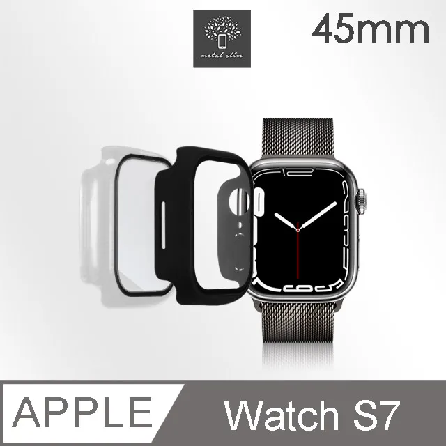 Apple Watch 45mm 鋼化玻璃+PC全包覆防摔保護殼(玫瑰金) 歷史價格詳細信息