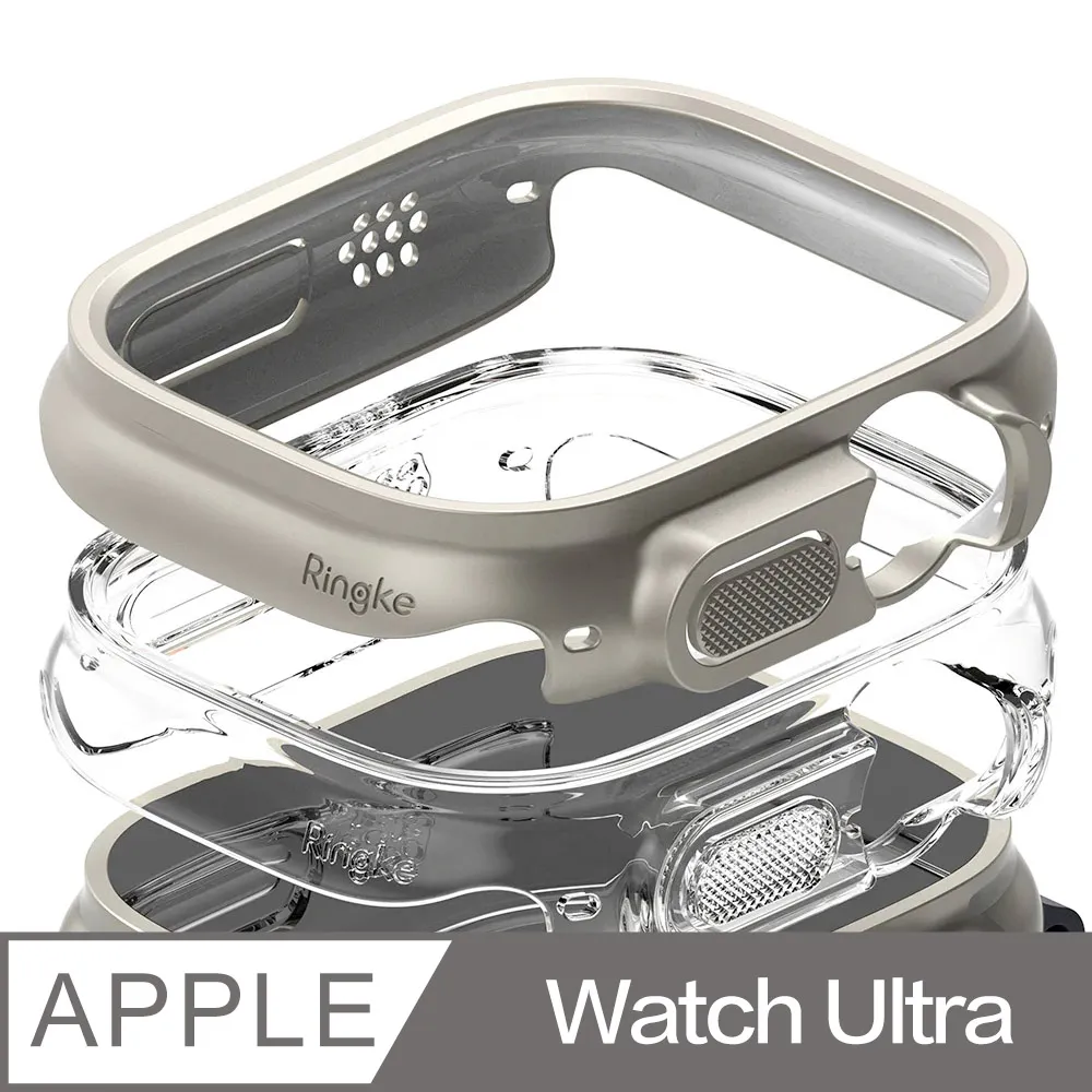 Rearth Ringke Apple Watch Ultra 輕薄保護殼(1透1黑) 歷史價格詳細信息