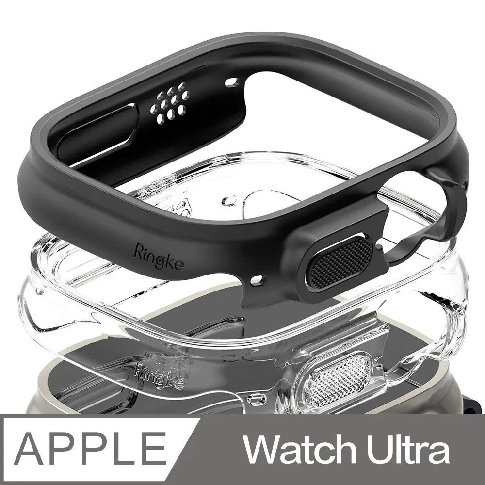 Rearth Ringke Apple Watch Ultra 輕薄保護殼(1透1黑) 歷史價格詳細信息