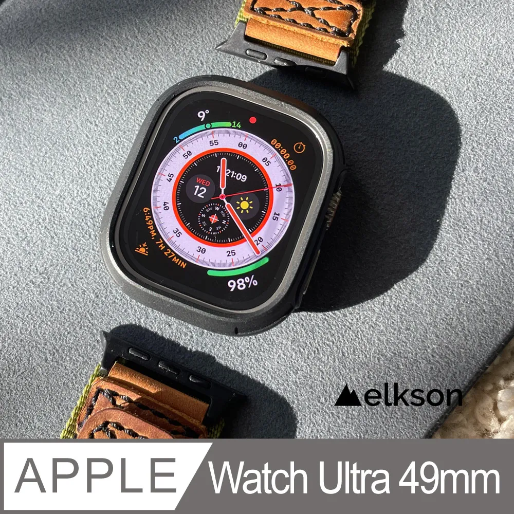 Elkson Apple Watch 8/7/6/5/4/SE Quattro Pro柔韌透氣耐磨防震防水TPU一體成形軍規錶帶45/41mm 歷史價格詳細信息