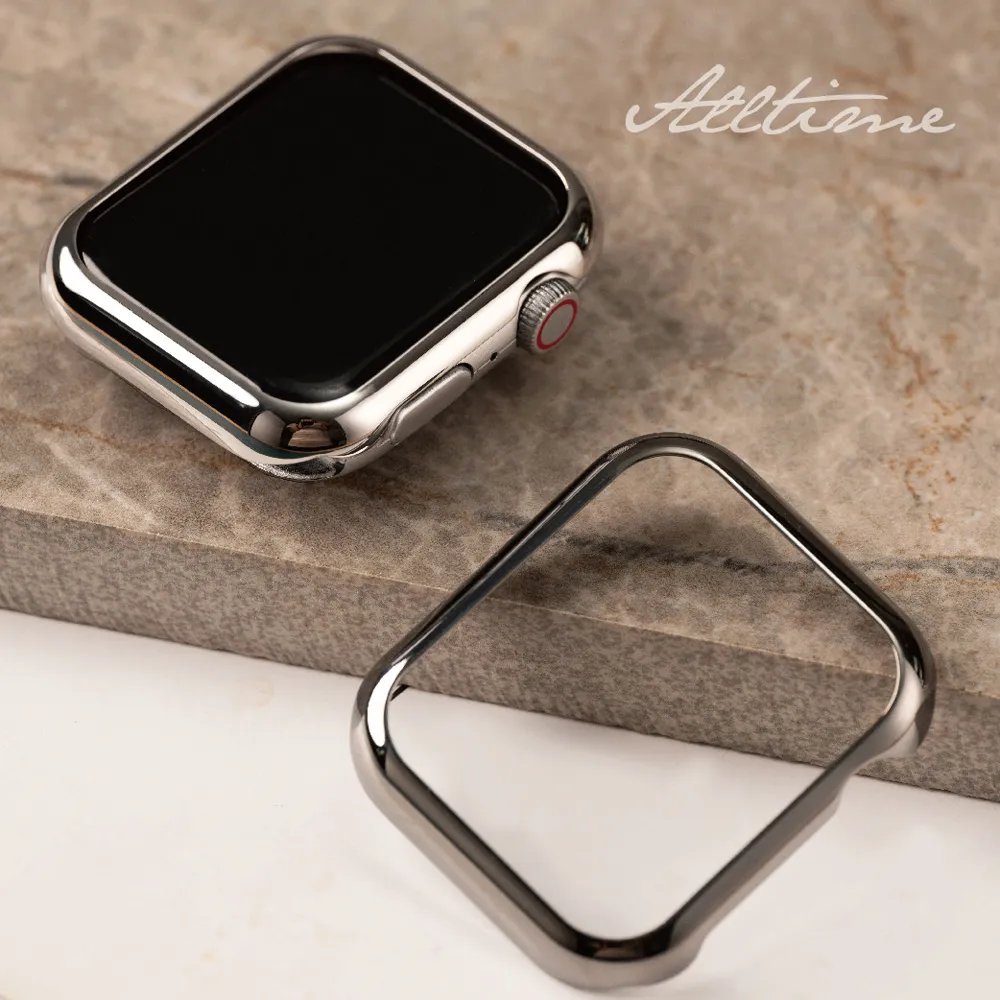 【完全計時】配件館｜Apple Watch 40/41/44/45mm 輕奢雙排鑽琺瑯錶殼 歷史價格詳細信息