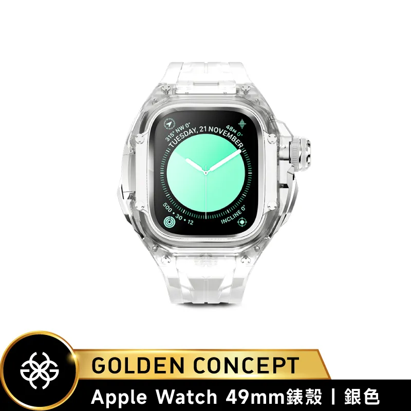 【Golden Concept】Apple Watch 49mm 半透明橡膠錶帶 半透明錶框 WC-RSTR49-CR 歷史價格詳細信息