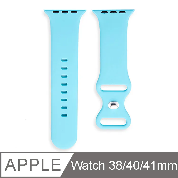 IN7 液態膠系列 Apple Watch 八字扣矽膠錶帶 Apple Watch 42/44/45/49mm-淺藍 歷史價格詳細信息