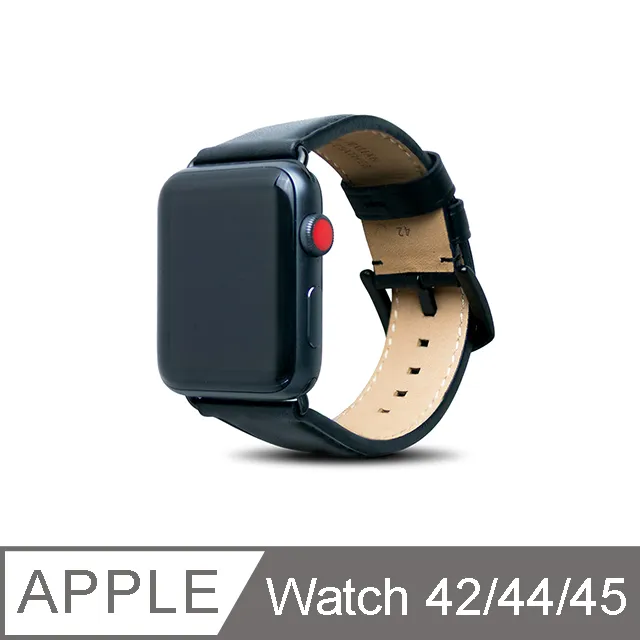 Alto Apple Watch 皮革錶帶 44/42mm - 渡鴉黑 歷史價格詳細信息