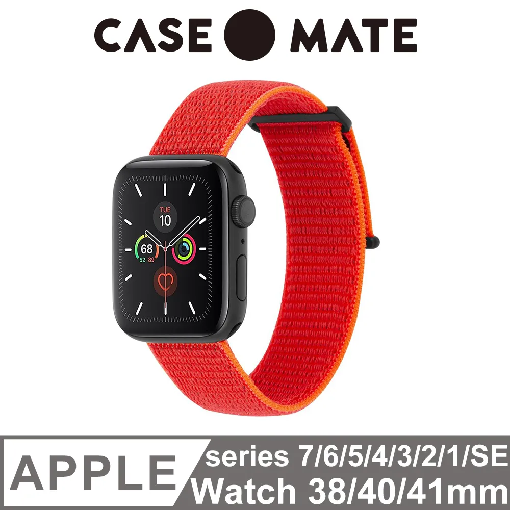 美國 CASE●MATE Apple Watch 第1-6代/SE 通用 42-44mm 尼龍運動型舒適錶帶 - 金屬黑 歷史價格詳細信息