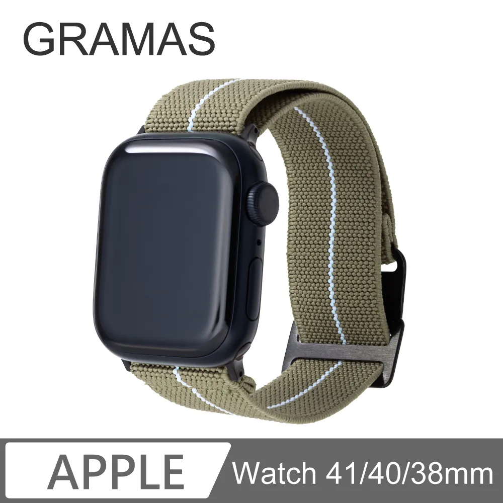 Gramas Apple Watch 38/40/41mm 法國海軍帆布錶帶-橄欖綠 歷史價格詳細信息