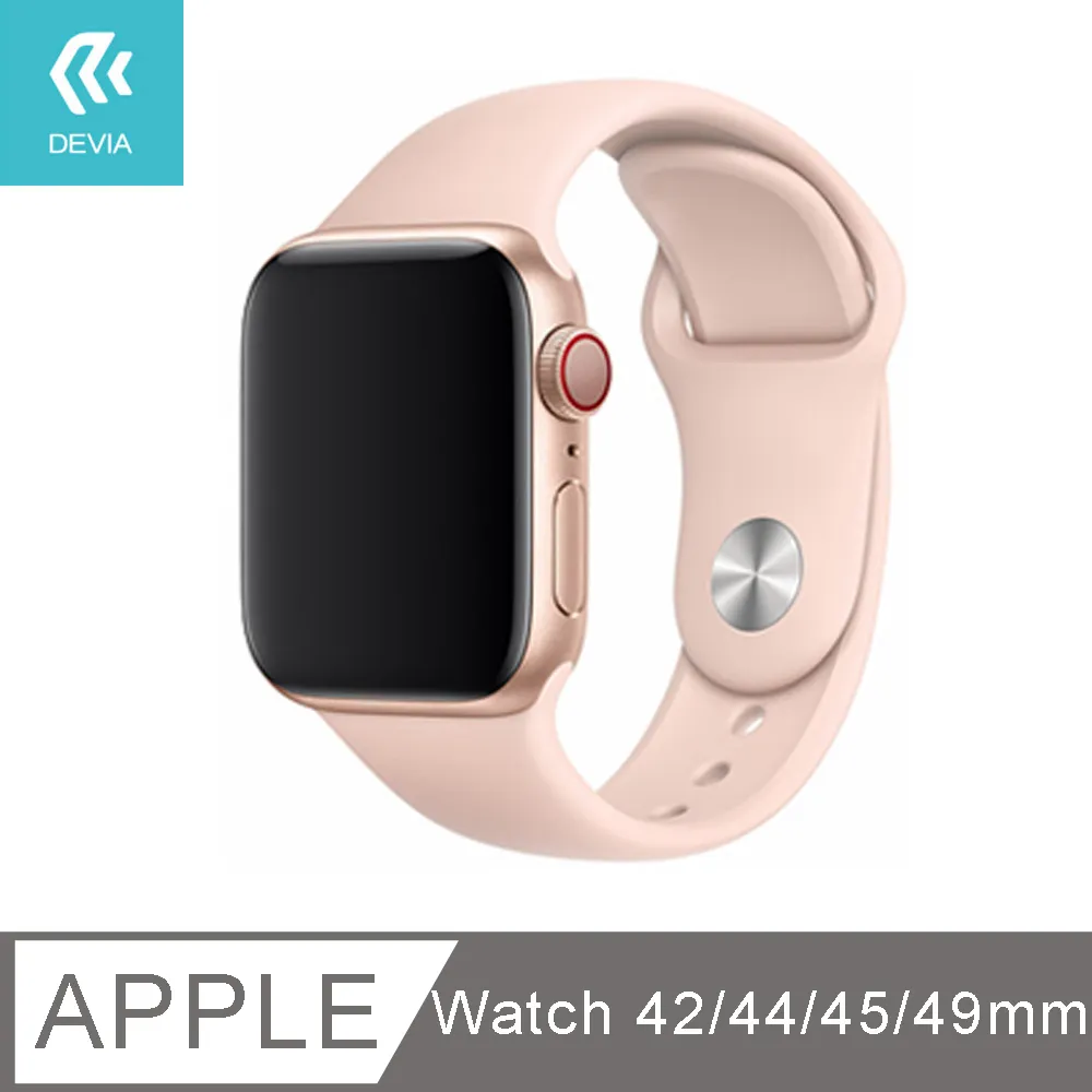 DEVIA  Apple Watch 矽膠錶帶42/44/45mm共用款-星光色 歷史價格詳細信息
