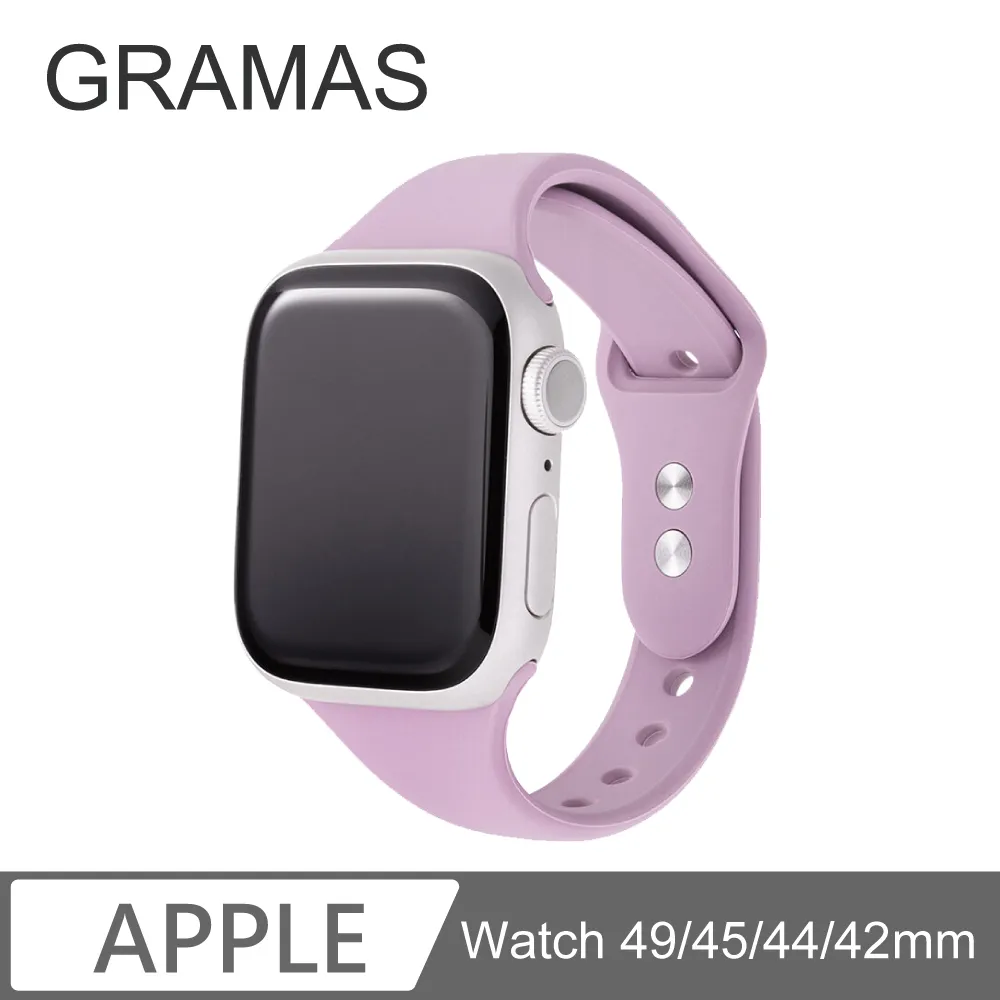 Gramas Apple Watch 42/44/45mm 矽膠雙扣錶帶-粉色 歷史價格詳細信息