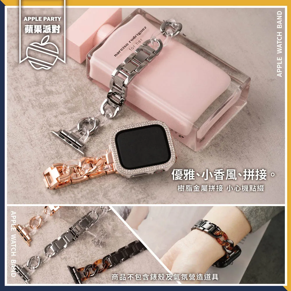 【蘋果派對Apple Party】淘氣可愛鏤空愛心鋼錶帶42/44/45/Ultra49mm Apple watch通用錶帶 歷史價格詳細信息