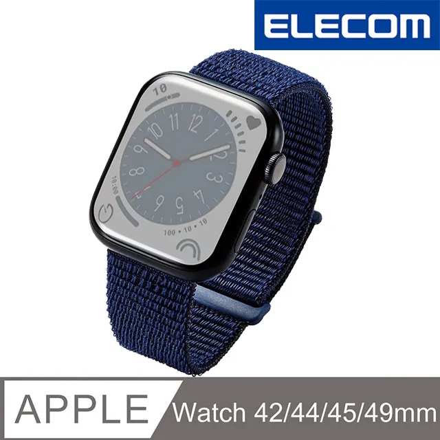 ELECOM Apple Watch 45/44/42mm 布面錶帶- 白 歷史價格詳細信息