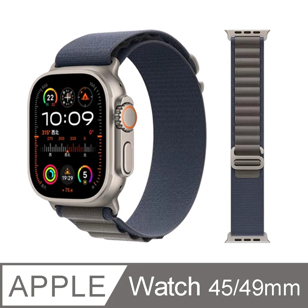 Apple watch series 9/Ultra 2 手錶替換帶 尼龍回環錶帶 49/45/44/42MM 歷史價格詳細信息