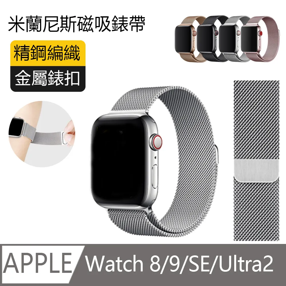 Apple Watch 米蘭尼斯磁吸漸變 金屬錶帶 iwatch替換錶帶 42/44/45mm通用 歷史價格詳細信息