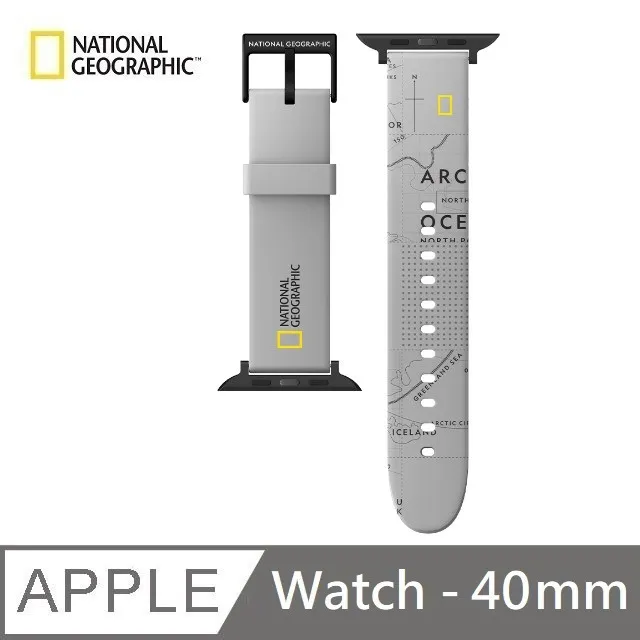 【National Geographic 】 國家地理 Smart Apple Watch Strap 矽膠錶帶 38mm - 灰色 歷史價格詳細信息