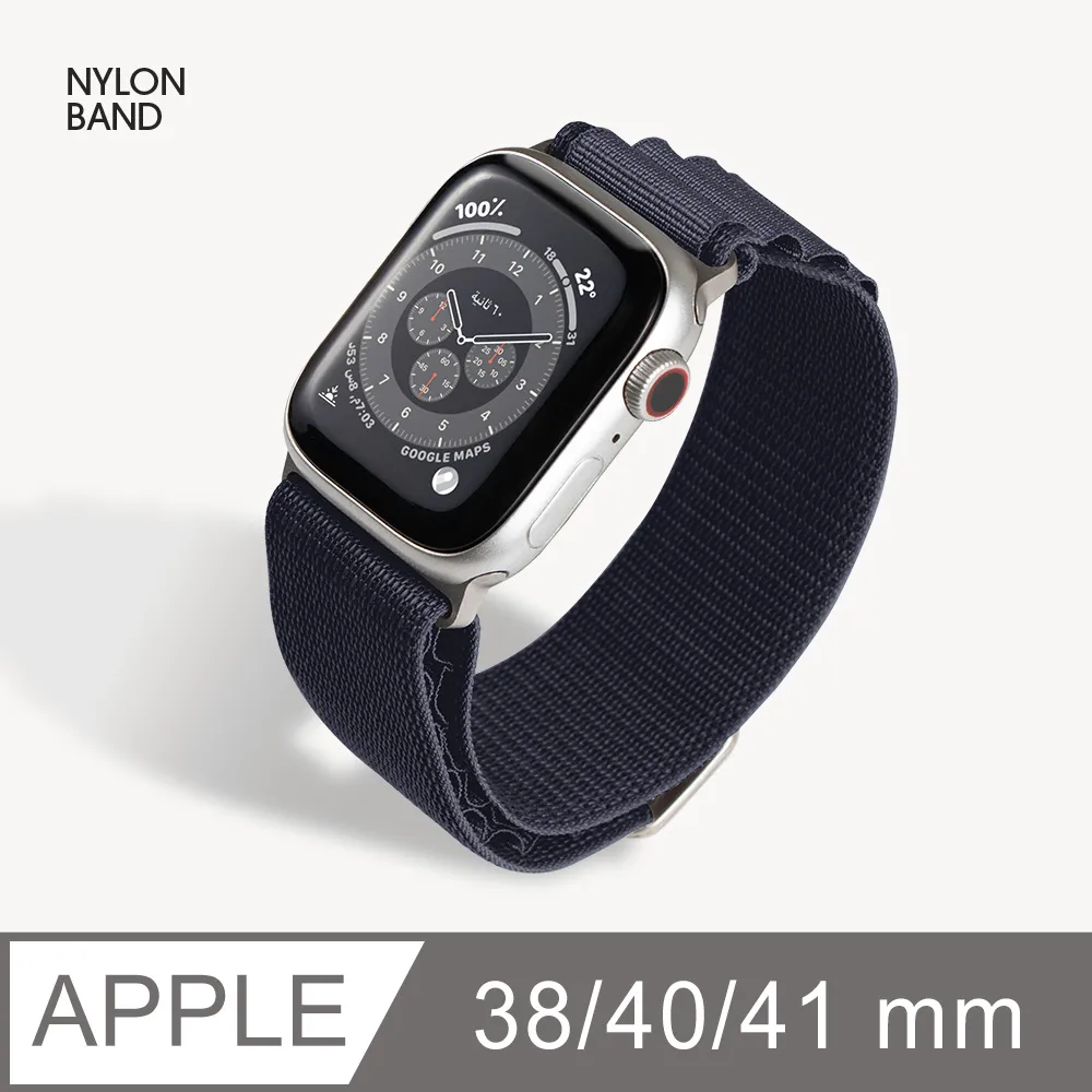 Apple Watch 錶帶 高山錶環 耐磨透氣 蘋果手錶適用 42/44/45/49mm (午夜藍) 歷史價格詳細信息