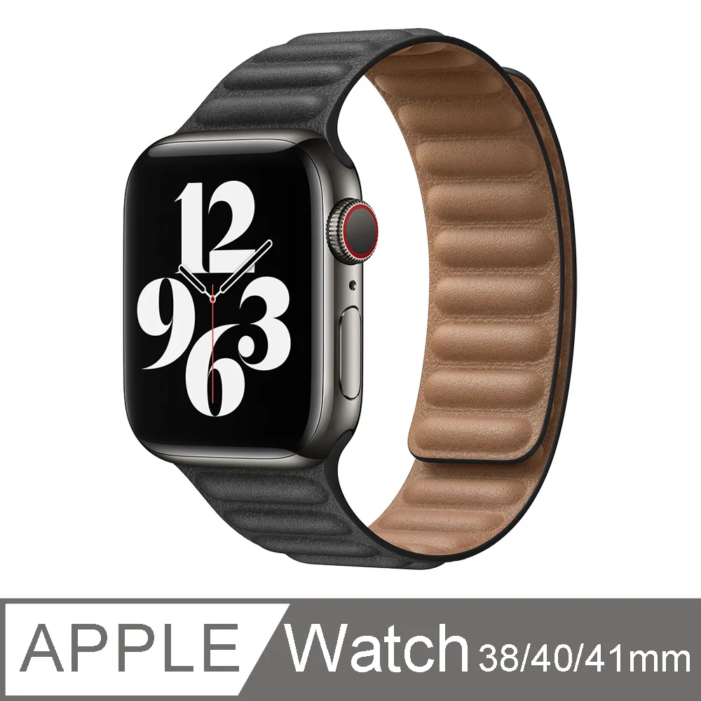 Apple Watch 錶帶 磁性鏈紋 手錶錶帶 適用蘋果手錶 38/40/41mm - 淺卡其 歷史價格詳細信息