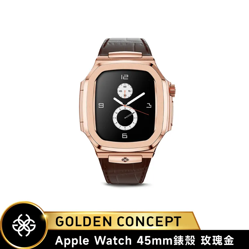 【Golden Concept】Apple Watch 45mm 棕皮革錶帶 玫瑰金錶框 WC-ROL45-RG-BR 歷史價格詳細信息