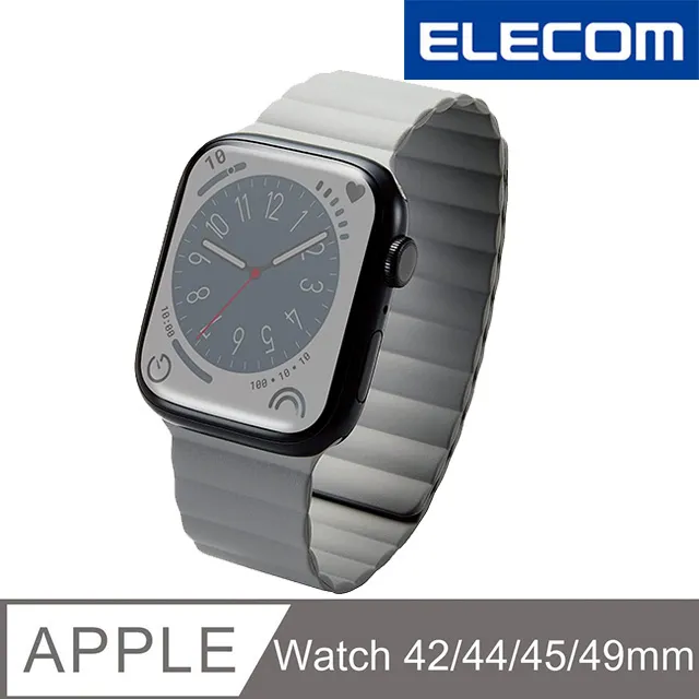 ELECOM Apple Watch 49/45/44/42mm用鈦金屬錶帶-銀 歷史價格詳細信息