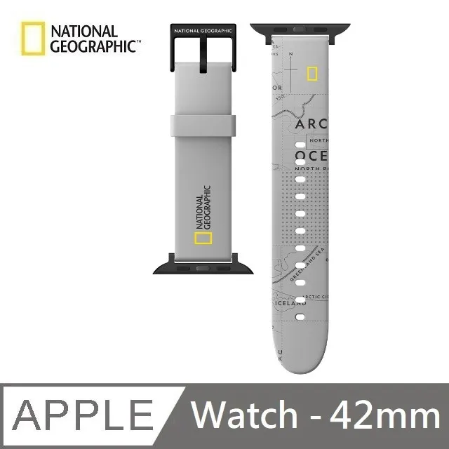 【National Geographic 】 國家地理 Smart Apple Watch Strap 矽膠錶帶 38mm - 灰色 歷史價格詳細信息