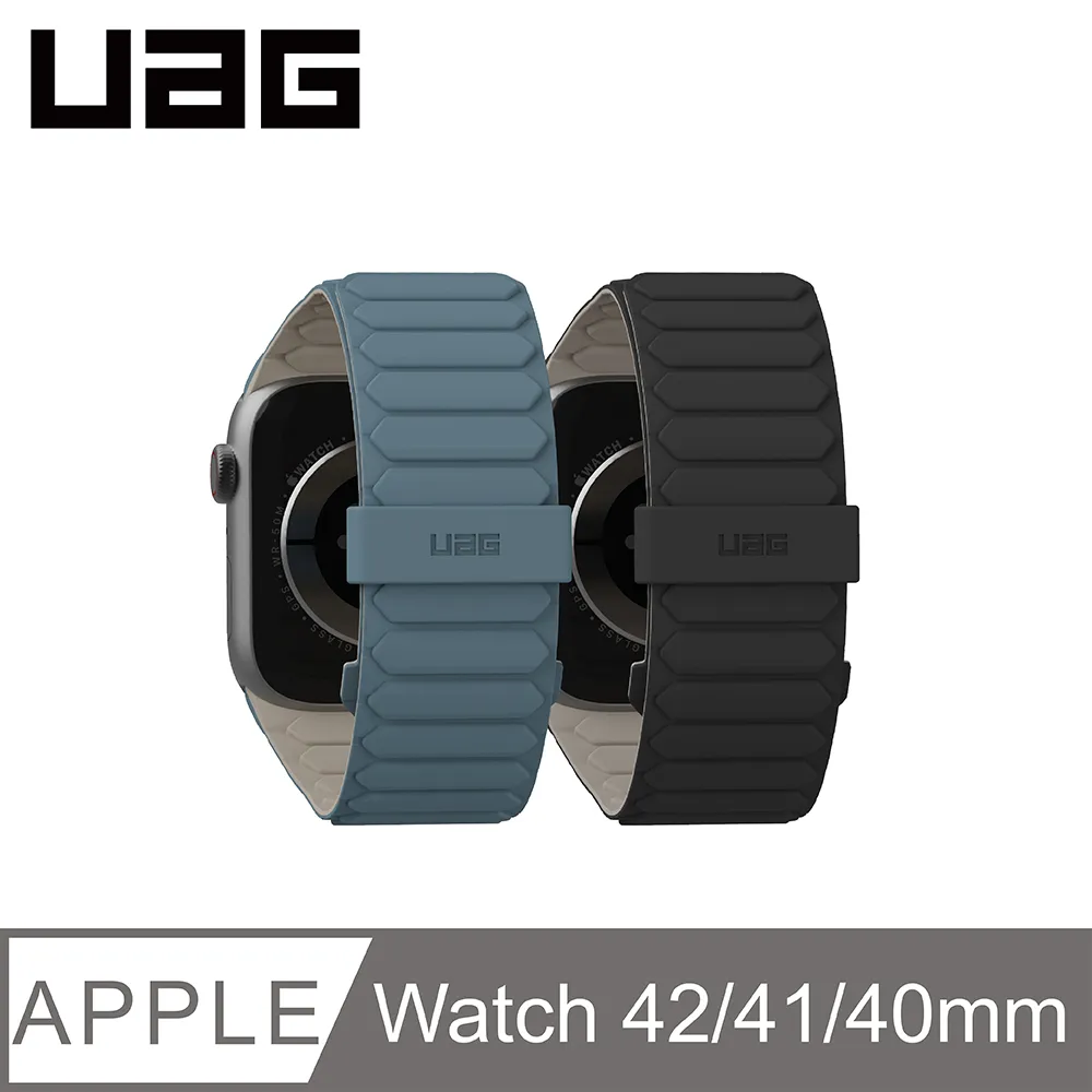 UAG 磁吸 時尚 雙色 矽膠 錶帶 Apple Watch 38 40 41 42 44 45 46 49 mm 歷史價格詳細信息