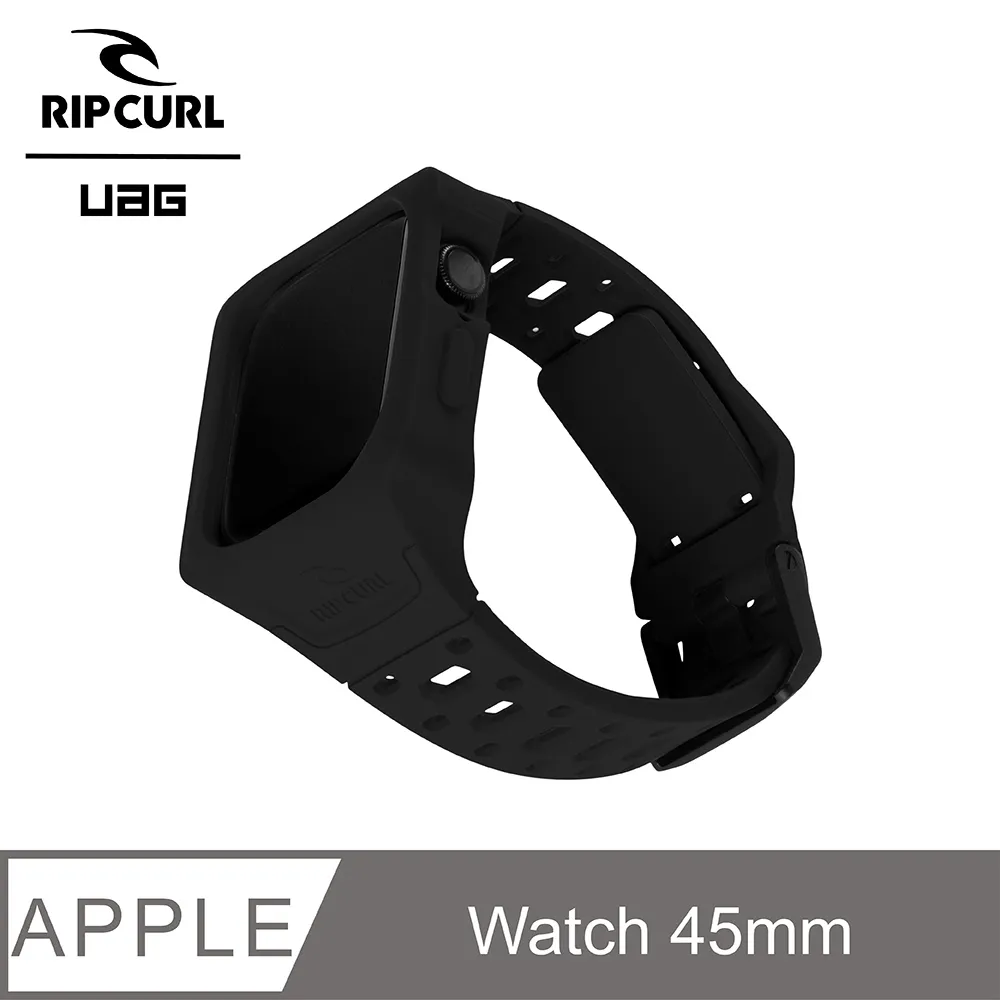 UAG X RIP CURL Apple Watch 45mm 矽膠保護殻運動錶帶-極限黑 歷史價格詳細信息