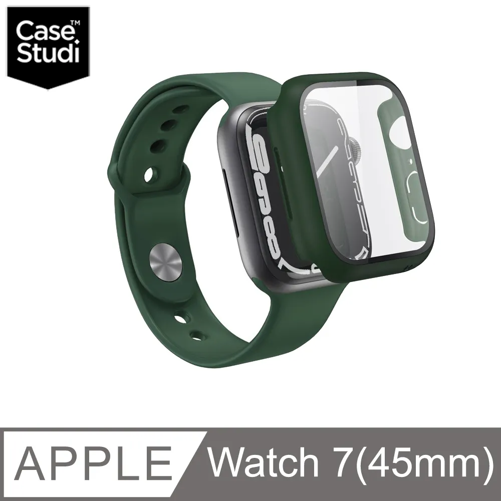 CaseStudi Apple Watch 7 45mm Impact 玻璃錶殼(相容44mm Watch)-黑色 歷史價格詳細信息